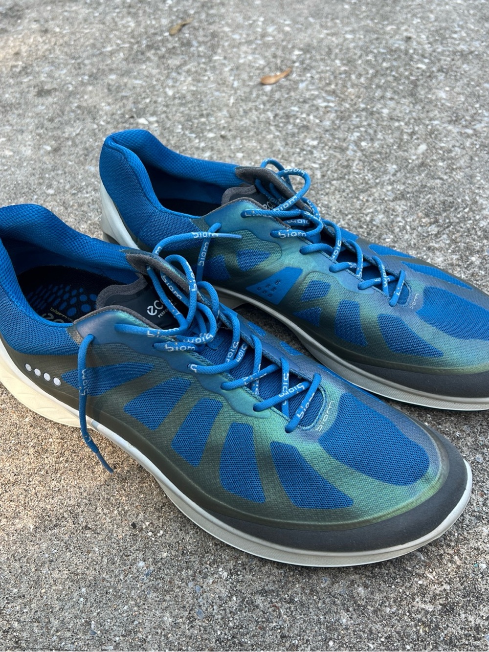 Ecco Biom Blue Athletic Shoes
